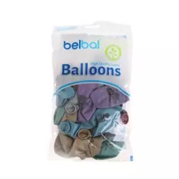 Шар латексный 14" «С ДР! Брутальный», хром, 2-сторонний, набор 25 шт., МИКС