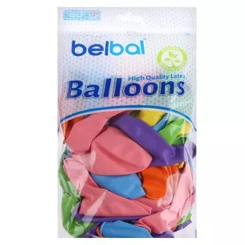 Шар латексный 14" «С ДР! Стиль комиксы», набор 50 шт., МИКС