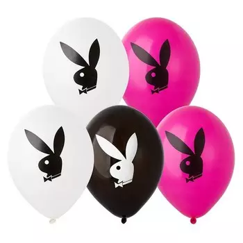 Воздушные шары латексные 14" «Заяц», 5 шт., МИКС