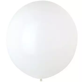 Шар латексный 18"/01 Пастель White 5 шт. G