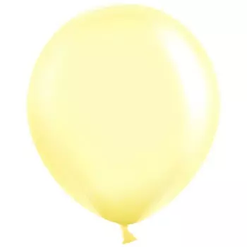 Шар латексный 18", неаполитанский жёлтый, макарунс, набор 25 шт.