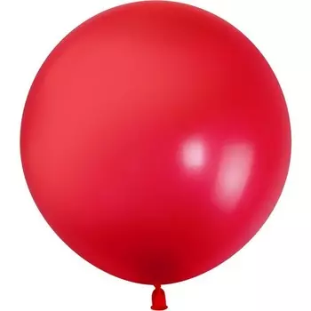 Шар латексный 36" , пастель, 1 шт., красный