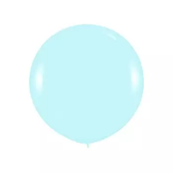 Шар латексный 36", пастель, цвет голубой, 1 шт.