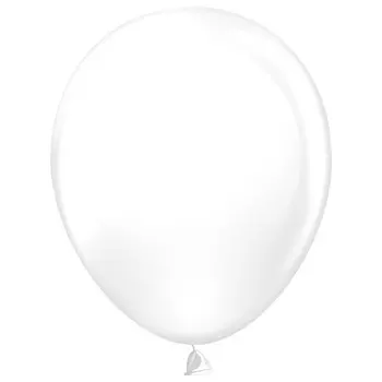 Воздушный шары латексные 5", пастель, 100 шт., белые