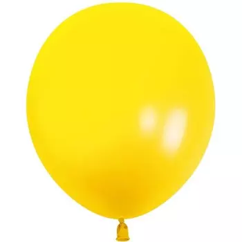 Шар латексный 5", пастель, 100 шт., жёлтый