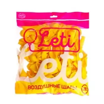 Воздушные шары латексные 5", 100 шт., жёлтые