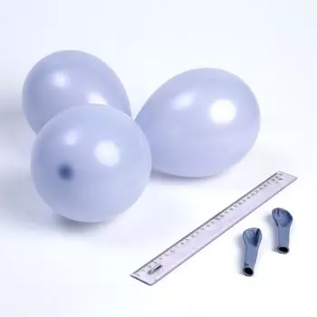Шар латексный 5“, пастель, набор 100шт, цвет светло-серый ( light grey)