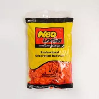 Шар латексный 5", стандарт, водные бомбочки, набор 100 шт., цвет оранжевый