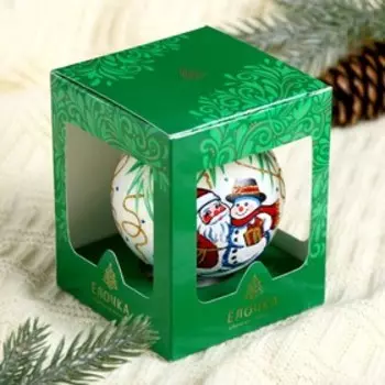 Шар "Морозный день" белый