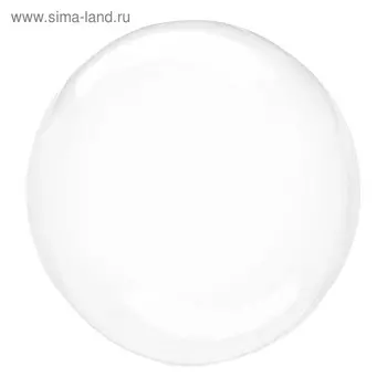 Шар полимерный 18" Bubble, кристалл, прозрачный