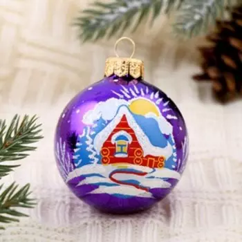 Ёлочный шар «Солнечный» новогодний, d=6 см, МИКС