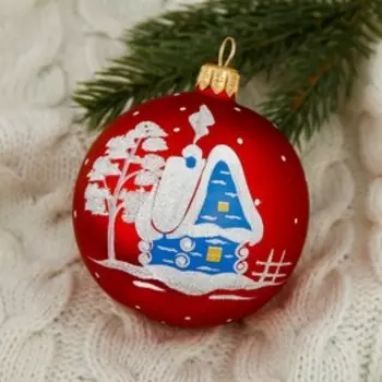 Шар "Вьюга 7,5 см микс