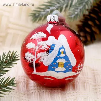 Шар "Вьюга 7,5 см микс