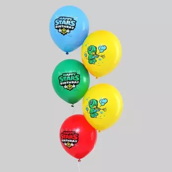 Шар воздушный 12" Happy stars , 25 шт.