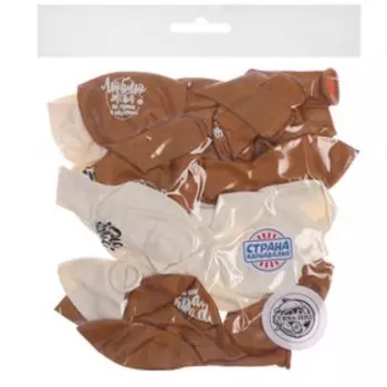 Шар воздушный 12 «Комплименты любимой», 1 ст., картинки МИКС, 25 шт