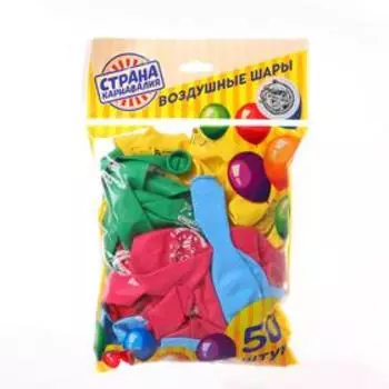 Шар воздушный 12" «Сладкого дня рождения», МИКС набор 50 шт.