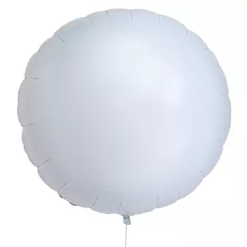 Воздушный шар фольгированный 68" «Круг гигант», белый