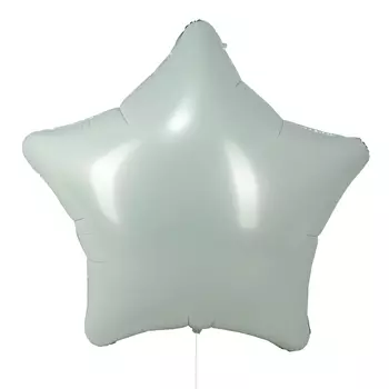 Воздушный шар фольгированный 68" «Звезда гигант», белый