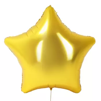 Воздушный шар фольгированный 68" «Звезда гигант», золотой