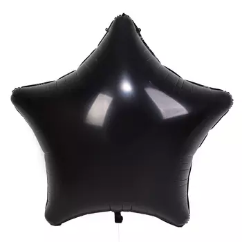 Воздушный шар фольгированный 68" «Звезда гигант», чёрный
