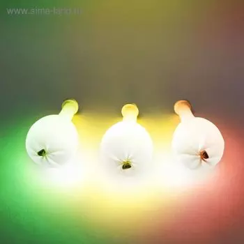 Шар воздушный со светодиодом 3D, многоцветный, мигающий