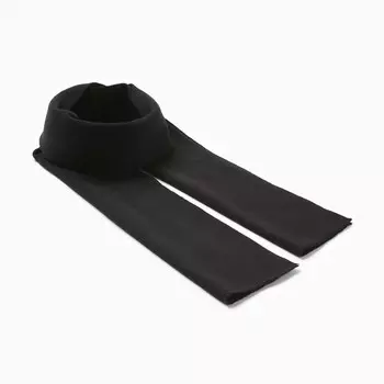 Шарф детский, цвет черный, размер 144х20 см