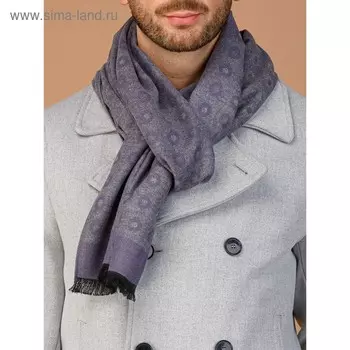 Шарф мужской 30×180 см, лиловый