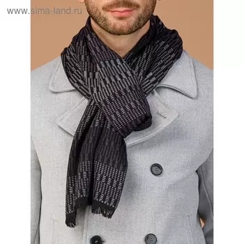 Шарф мужской 30×180 см, лиловый