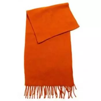 Шарф мужской, размер 32х150 см, цвет оранжевый