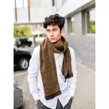 Шарф мужской, размер 40х190 см, цвет мультиколор