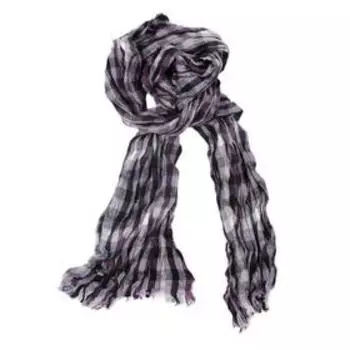 Шарф мужской, размер 43х180 см, цвет сиреневый