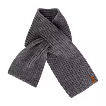 Шарф с прорезью детский, цвет серый