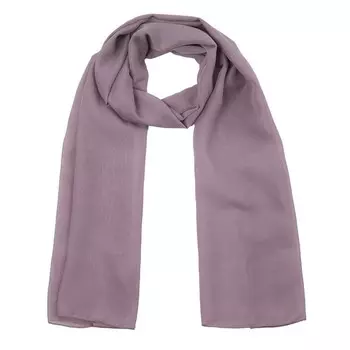 Шарф шифоновый, цвет серый, размер 50х160