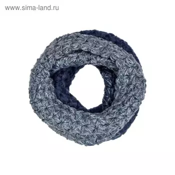 Шарф женский 32×38 см, синий