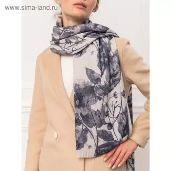 Шарф женский 40×180 см, синий
