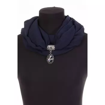 Шарф женский, цвет синий