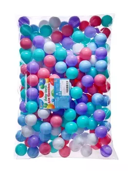Шарики для сухого бассейна, диаметр 5 см, разноцветные, 200 шт.