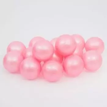 Шарики для сухого бассейна «Перламутровые», диаметр шара 7,5 см, набор 150 штук, цвет розовый