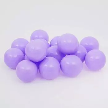 Шарики для сухого бассейна с рисунком, диаметр шара 7,5 см, набор 150 штук, цвет сиреневый