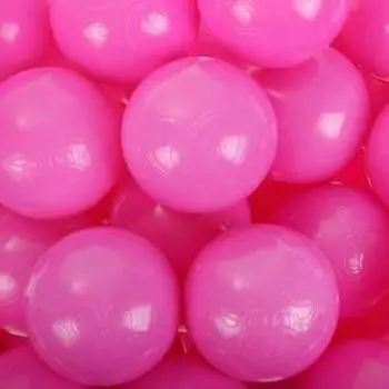 Шарики для сухого бассейна с рисунком, диаметр шара 7,5 см, набор 500 штук, цвет пурпурно-фиолетовый