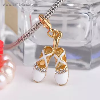 Шарм "Балет", цвет белый в золоте