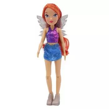 Шарнирная кукла Winx Club «Блум», с крыльями, 24 см