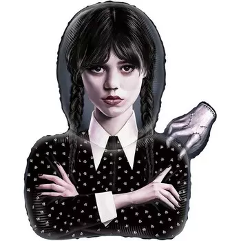 Шары воздушные фольгированные 33" «Уэнсдей», фигура