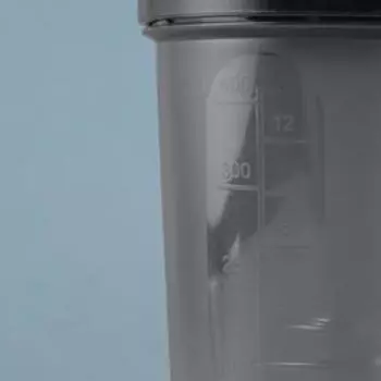 Шейкер «Мастер К» CrossFit, спортивный с пружиной, 450 мл, 179 см, черный