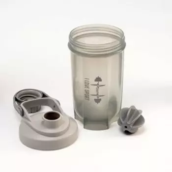 Шейкер "Мастер К." Power спортивный протеиновый для коктейлей, 500 мл, 187 см