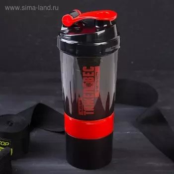 Шейкер с чашей под протеин «Тяжеловес», 500 мл