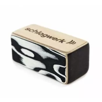 Шейкер SCHLAGWERK SK30 "Shorty", дерево, цвет натуральный, рисунок "Black Eye"