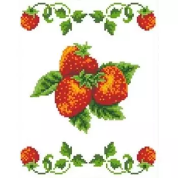 Схема на водорастворимом флизелине