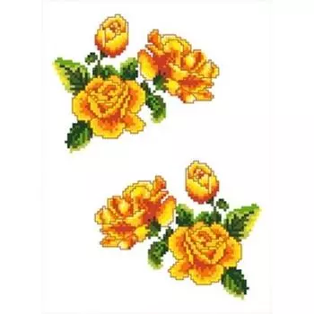 Схема на водорастворимом флизелине