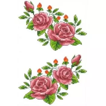 Схема на водорастворимом флизелине